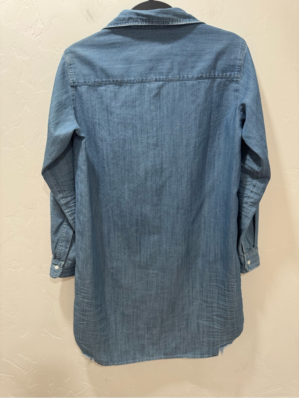 Frank & Eileen Mary Denim Classic Button Down Shirt Dress XXS Chambray Blue - Picture 7 of 13